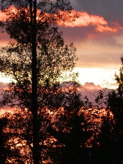 Cloudy Sunrise at Storm Lake